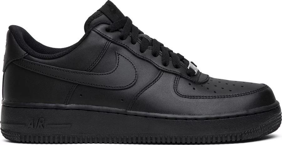 Size 9.5 - Nike Air Force 1 '07 Black (315122-001)