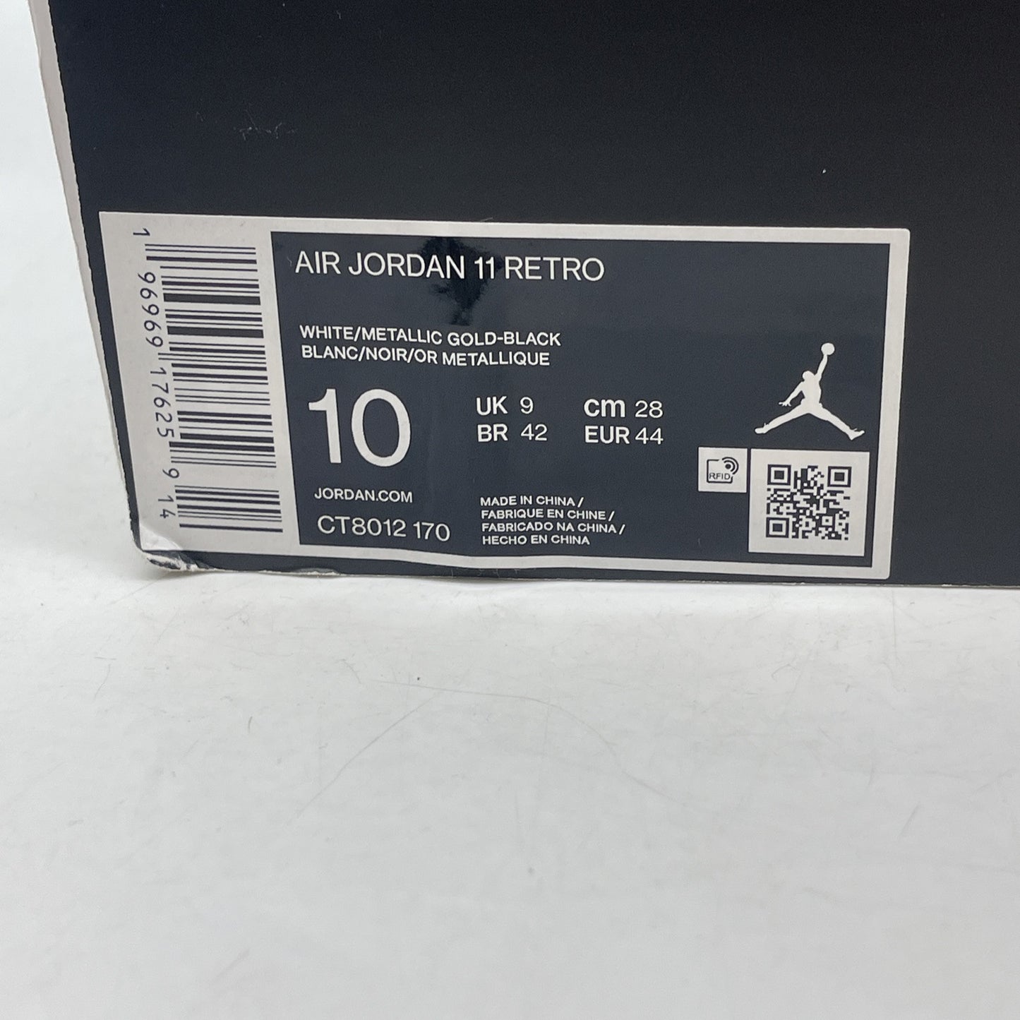 Size 10 - Jordan 11 Retro Mid Gratitude / Defining Moments black White Leather