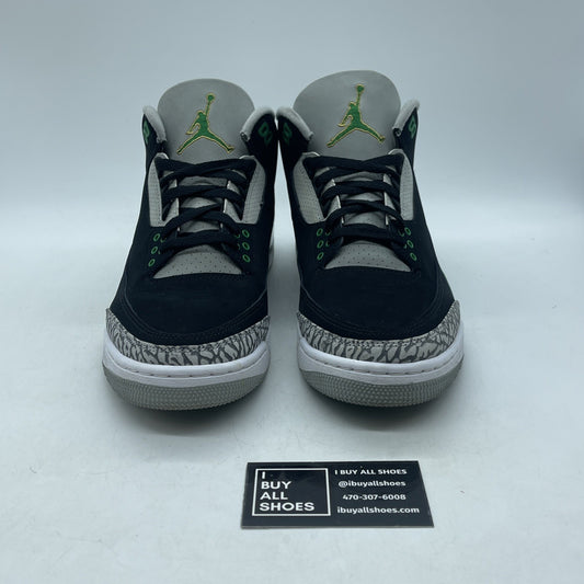 Size 9.5 - Jordan 3 Retro Mid Pine Green Black Grey Suede (CT8532-030)