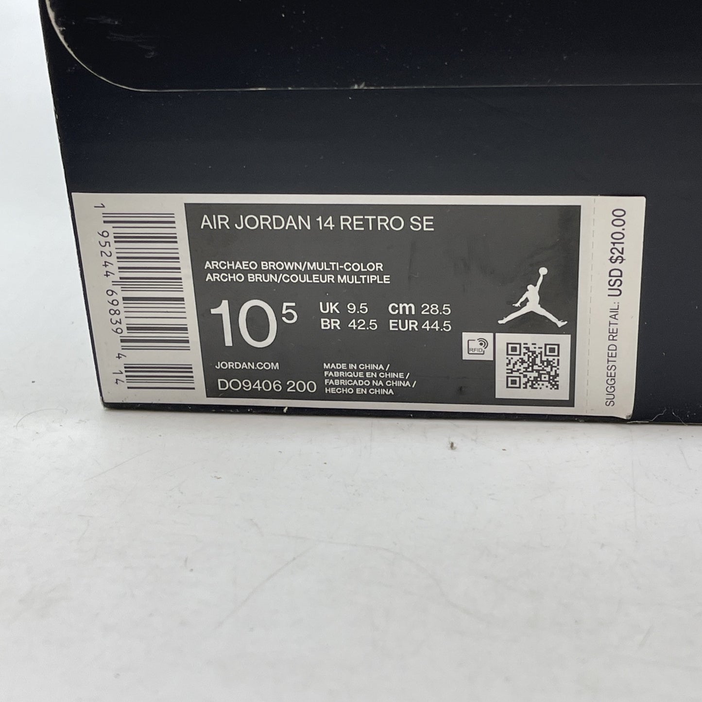 Size 10.5 - Air Jordan 14 Retro Winterized Brown Black Suede (DO9406-200)