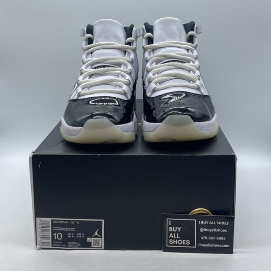 Size 10 - Jordan 11 Retro Mid Gratitude / Defining Moments black White Leather