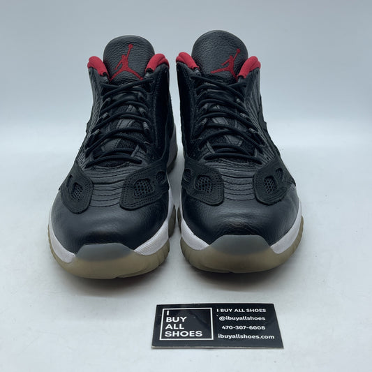 Size 13 - Air Jordan 11 Retro IE 2021 Low Bred Black Leather Suede (919712-023)