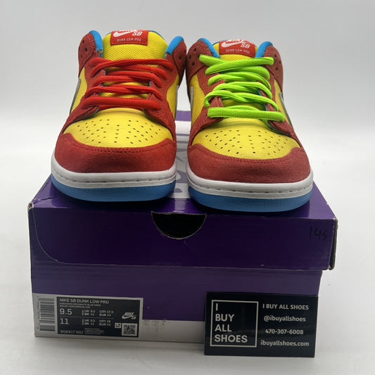 Size 9.5 - Nike SB Dunk Low Bart Simpson 2022 (BQ6817-602)
