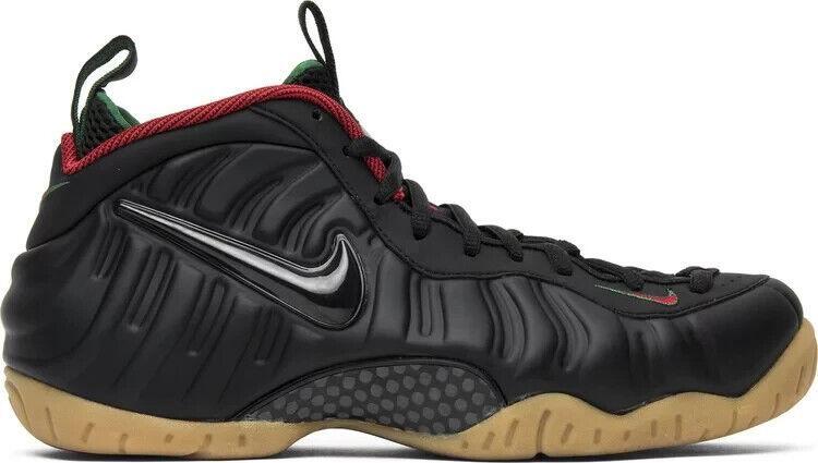 Size 9.5 - Nike Foamposite Pro Gucci - Black (624041-004)
