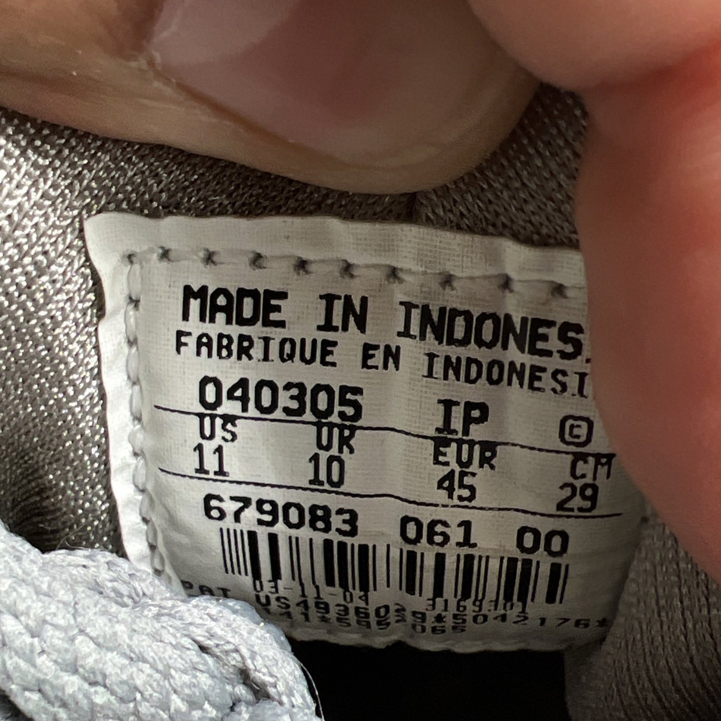 Size 11 - Nike Air Trainer Huarache Gray (679083-061)