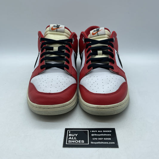 Size 12 - Nike Dunk Low Split - Chicago White Black Red Grey (DZ2536-600)