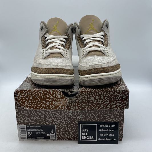 Size 8.5 - Jordan 3 Retro Low Palomino Brown Suede (CT8532-102)