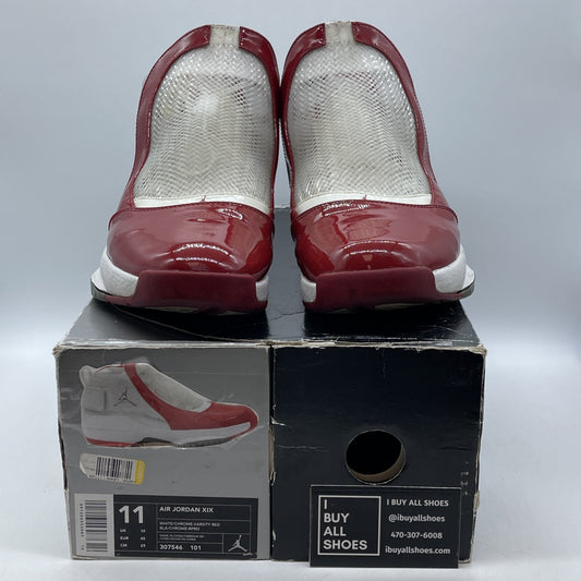 Size 11 - Air Jordan 19 OG Midwest Red White Leather (307546-101)