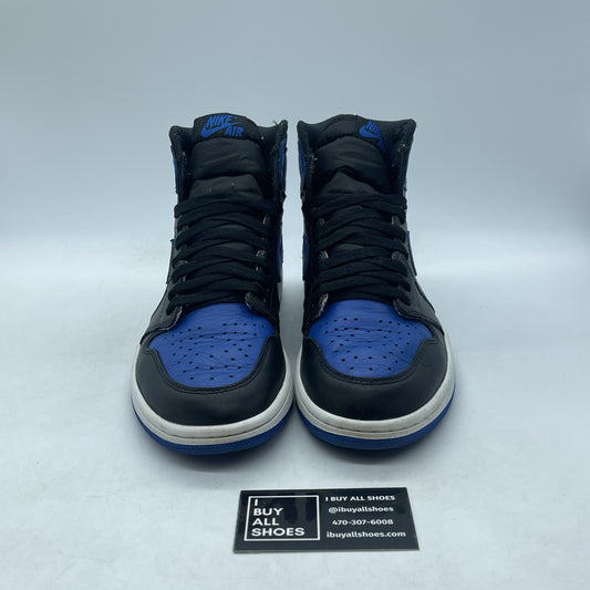 Size 8 - Jordan 1 Retro OG High Royal Blue Black Leather (555088-007)