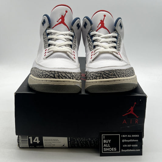Size 14 - Air Jordan 3 Retro OG Mid True Blue (854262-106)