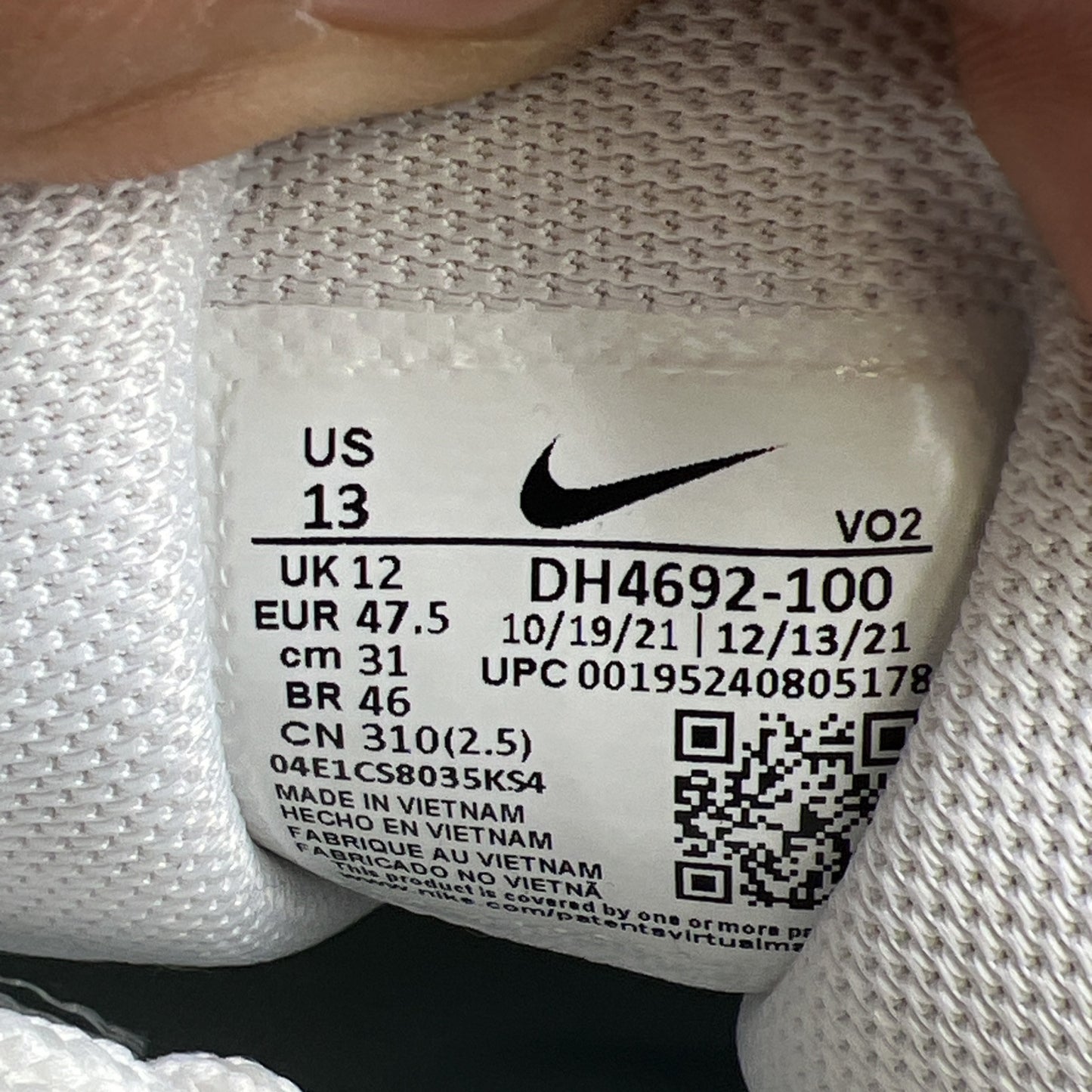 Size 13 - Nike NOCTA x Hot Step Air Terra White (DH4692-100)