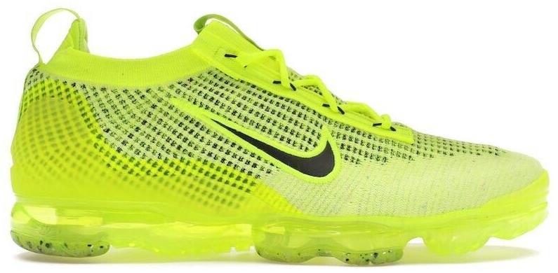 Size 10 - Nike Air VaporMax 2021 Flyknit Next Nature Volt Black (FD0761-700)