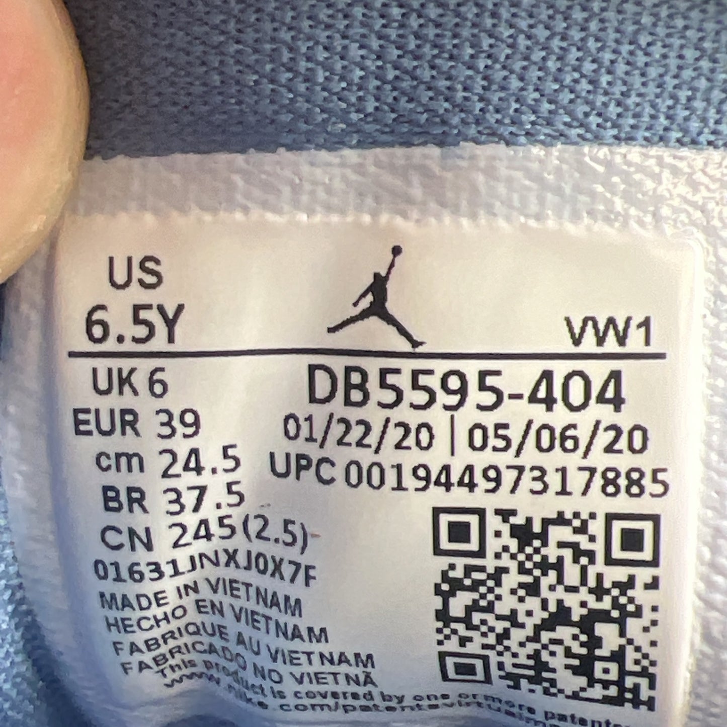 Size 6.5Y - Air Jordan 12 Retro Indigo 2020 (DB5595-404)