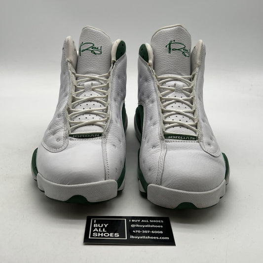 Size 13 - Air Jordan 13 Retro PE Ray Allen Leather White Suede (414571-125)