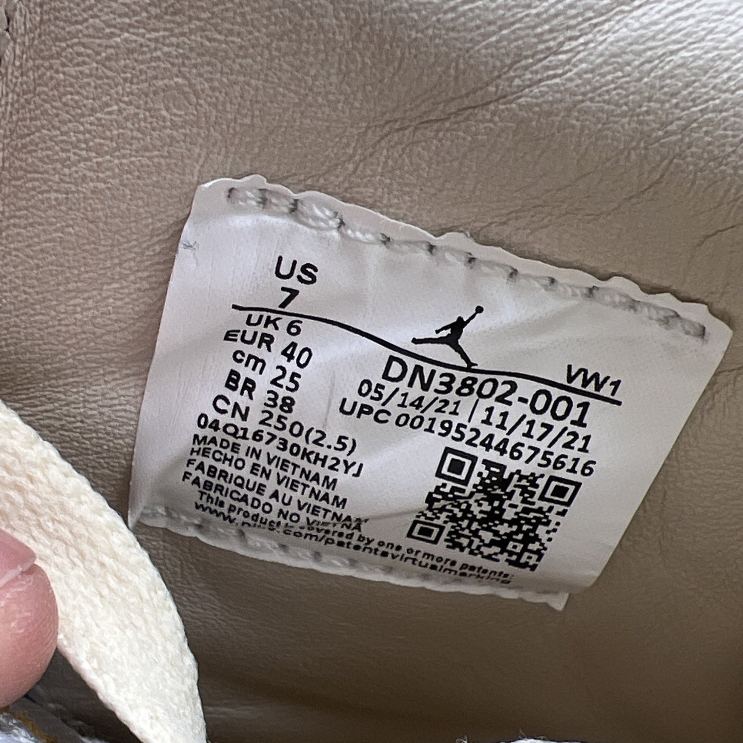 Size 7 - Air Jordan 2 Gray Fog 2022 (DN3802-001)