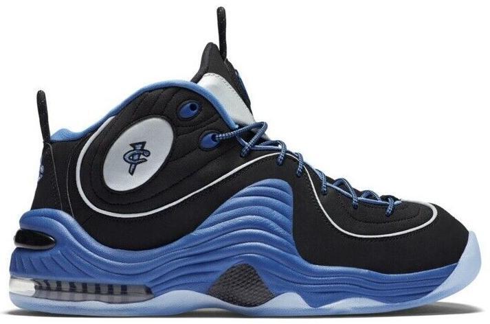 Size 10.5 - Nike Air Penny 2 Varsity Royal Black Blue Suede (333886-005)