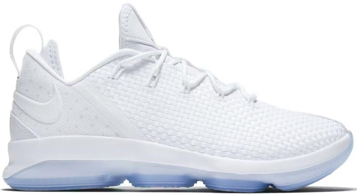 Size 13 - Nike LeBron 14 Low Ice Suede Leather (878636-101)