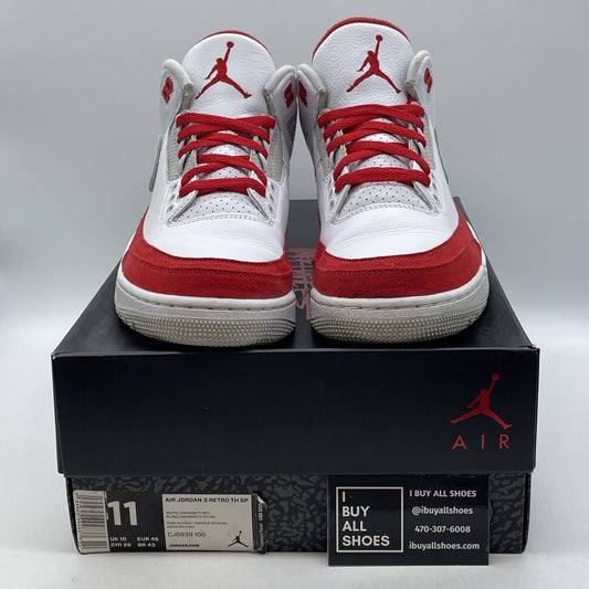 Size 11 - Jordan 3 Retro Tinker Air Max 1 2019 Red White Suede (CJ0939-100)