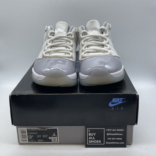 Size 9.5 - Air Jordan 11 Retro Low Cement Grey White Leather (AV2187-140)