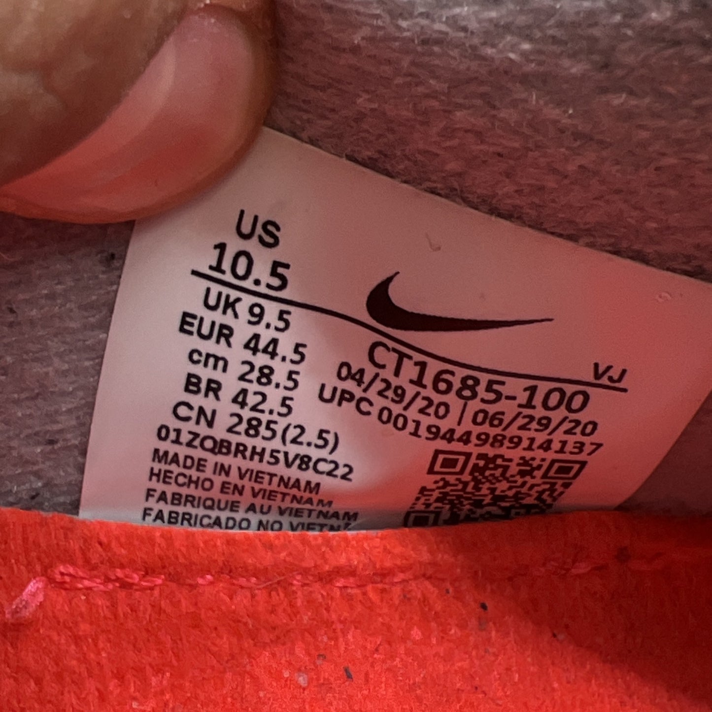 Size 10.5 - Nike Air Max 90 2020 Infrared (CT1685-100)