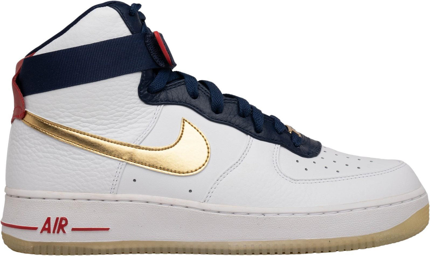 Size 9.5 - Nike Air Force 1 Premium High USA Olympic (525317-100)