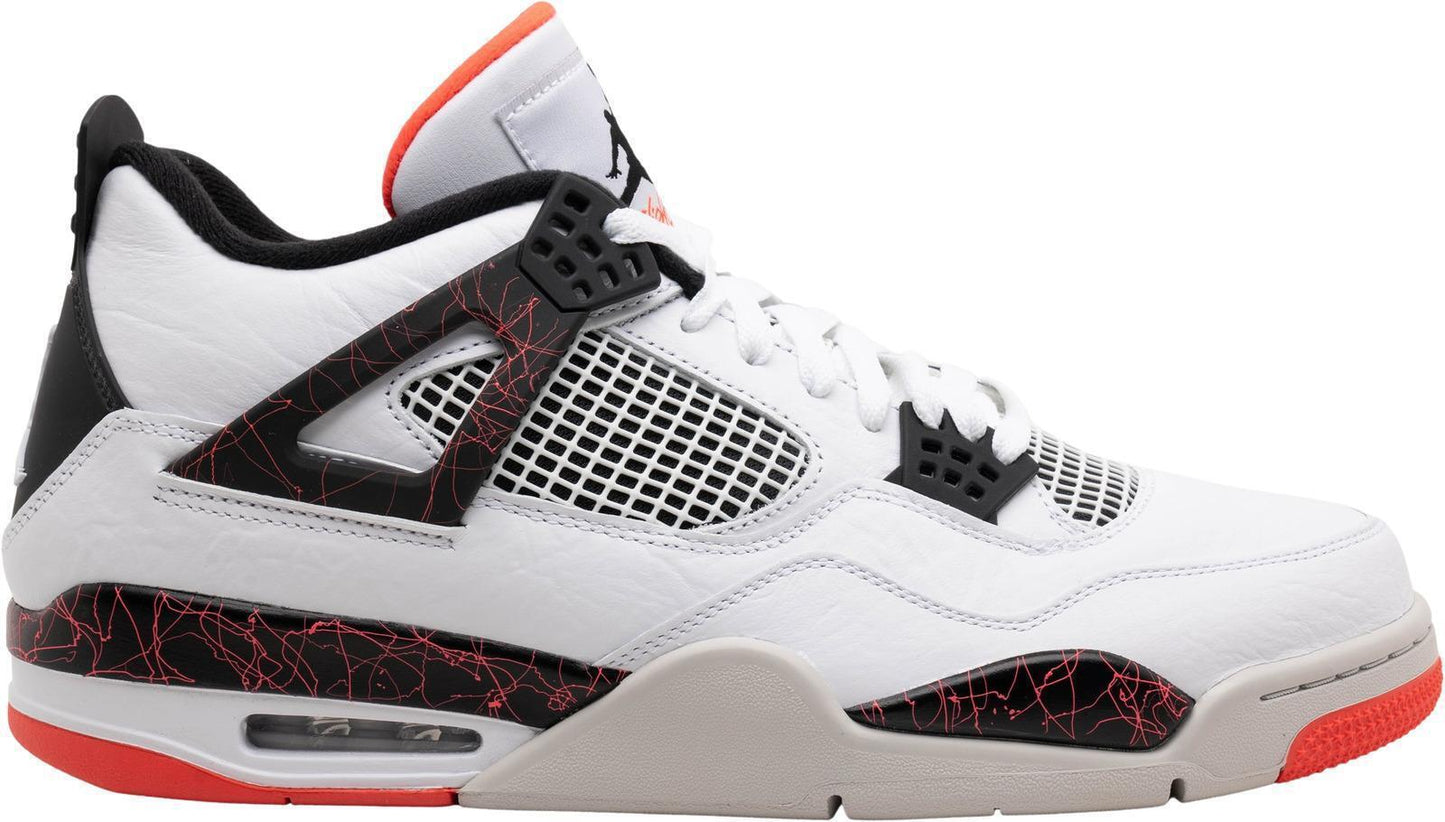 Size 10 - Air Jordan 4 Retro Pale Citron, Bright Crimson 2019 (308497-116)