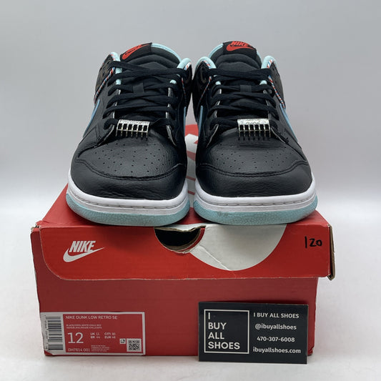 Size 12 - Nike Dunk SE Low Barber Shop - Black Leather (DH7614-001)