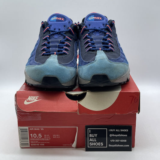 Size 10.5 - Nike Air Max 95 University Blue Suede Leather (609048-406)