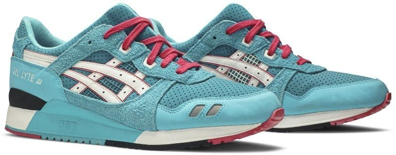 Size 8.5 - ASICS Bait x Gel Lyte 3 Teal Dragon (H42HK4001)