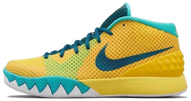 Size 11 - Nike Kyrie 1 Letterman Blue Yellow Suede Leather (705277-737)