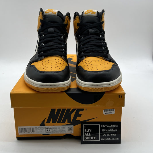 Size 11.5 - Air Jordan 1 Retro OG High Yellow Toe (555088-711)