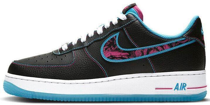 Size 10 - Nike Air Force 1 '07 LV8 Miami Nights Black Leather (DD9183-001)