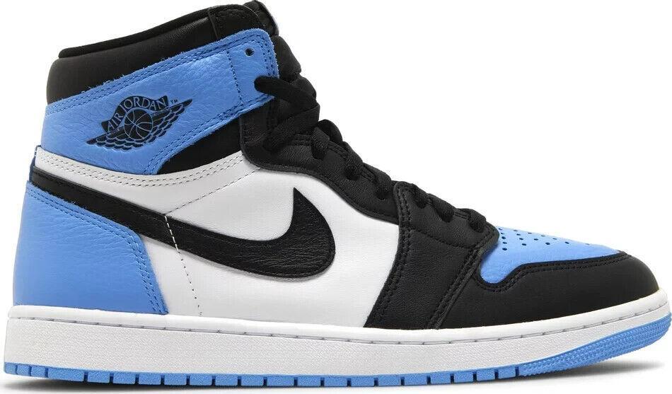 Size 9.5 - Jordan 1 Retro OG High UNC Toe Blue Black White Leather (DZ5485-400)