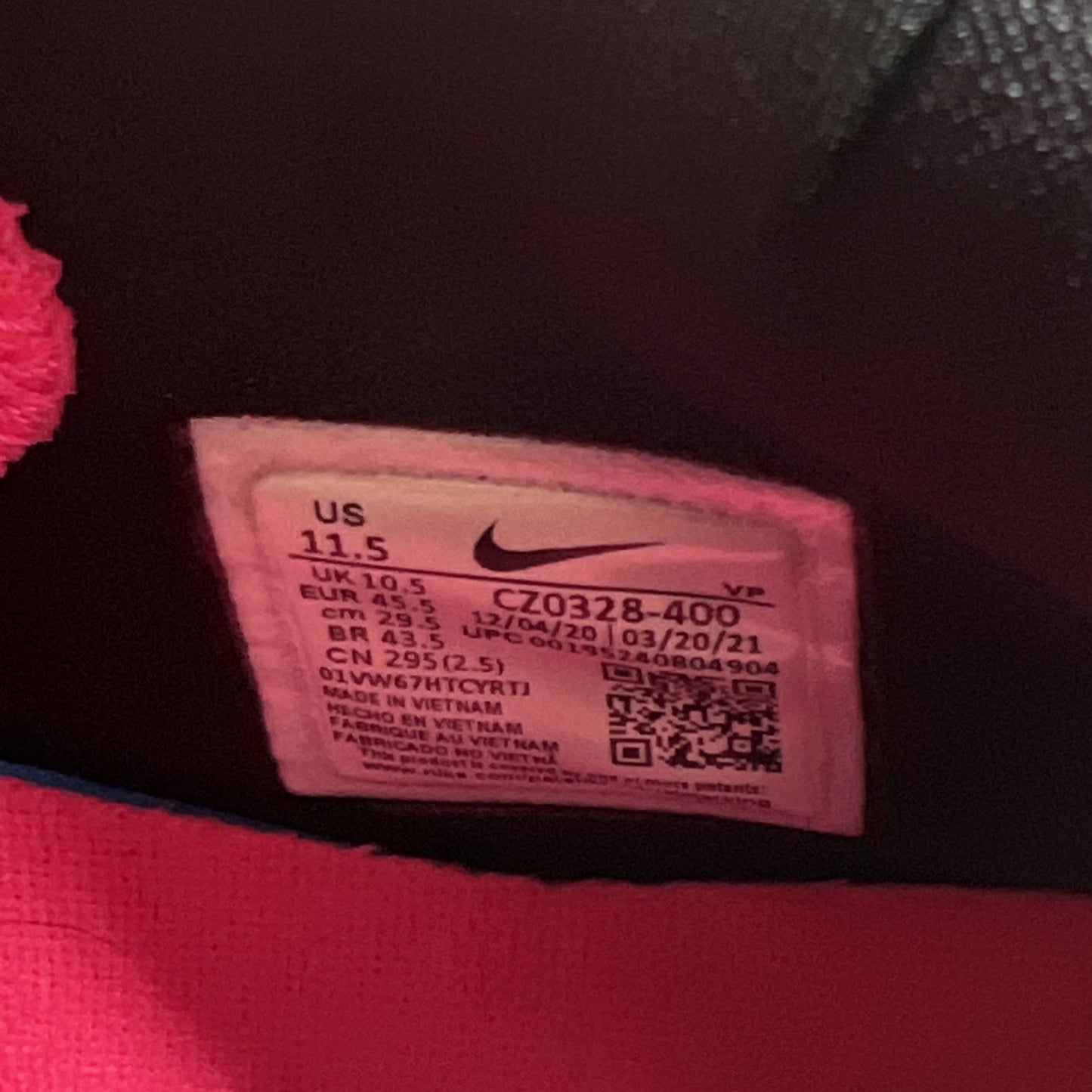 Size 11.5 - Nike LeBron 8 South Beach (CZ0328-400)