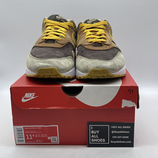 Size 11.5 - Nike Air Max 1 Premium Ugly Duckling - Pecan Suede (DZ0482-200)