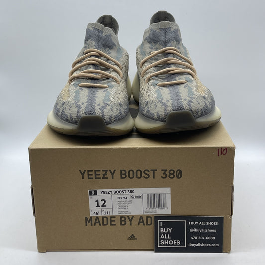 Size 12 - adidas Yeezy Boost 380 Mist Non-Reflective Blue Brown (FX9764)