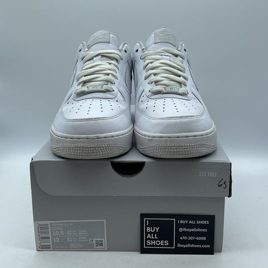 Size 10.5 - Nike Air Force 1 '07 Low Triple White Leather (CW2288-111)