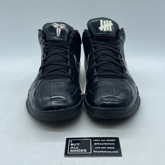 Size 11.5 - Nike Undefeated x Kobe 4 Protro Black Mamba White (CQ3869-001)