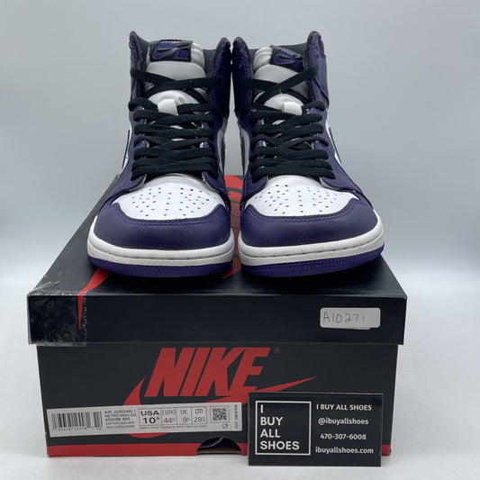 Size 10.5 - Jordan 1 Retro OG High Court Purple 2.0 Leather (555088-500)