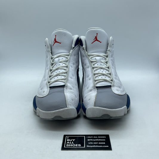 Size 10.5 - Jordan 13 Retro Mid French Blue White Suede Leather (414571-164)
