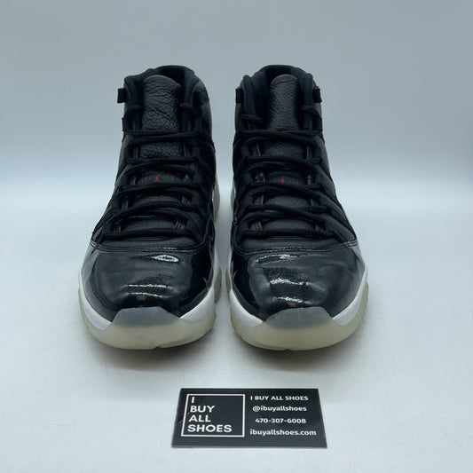 Size 11 - Jordan 11 Retro 72-10 Black Suede Leather (378037-002)