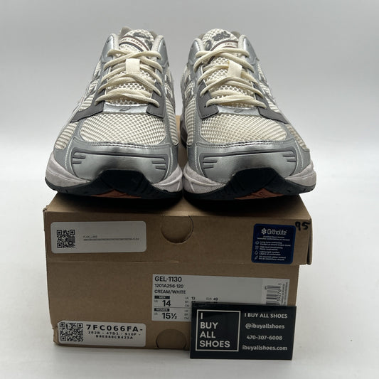 Size 14 - ASICS Gel 1130 Cream White (1201A256-120)