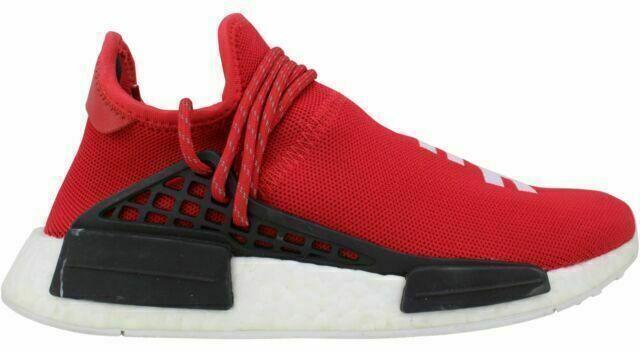Size 9 - adidas Pharrell x NMD Human Race Red White Suede (BB0616)