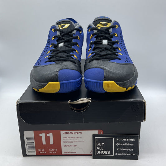 Size 11 - Jordan CP3 VII Blue Black Suede Leather (616805-489)