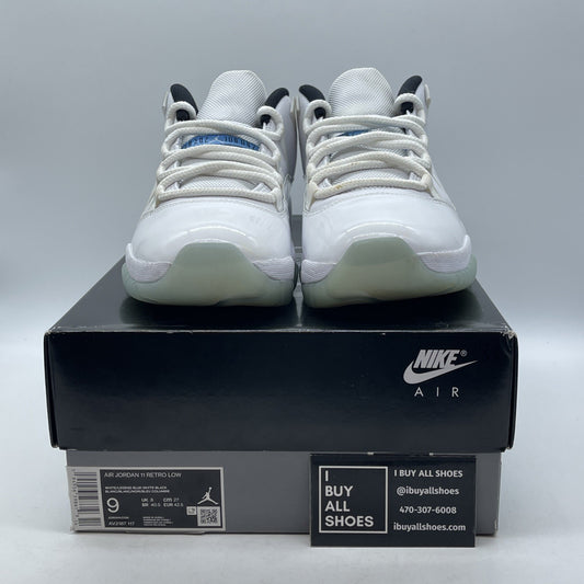 Size 9 - Jordan 11 Retro Low Legend Blue White Leather (AV2187-117)