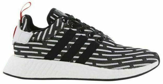 Size 9.5 - Adidas NMD_R2 PK Core Black Stripe (BB2951)