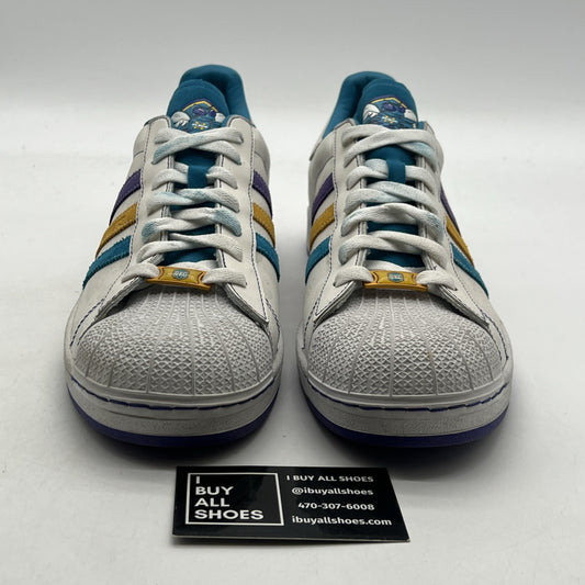 Size 13 - Adidas NBA Series New Orleans Hornets Superstar 2007