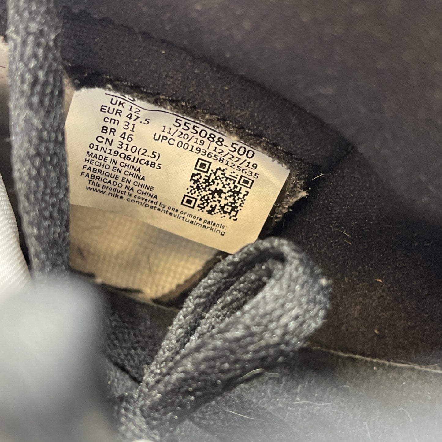 Size 13 - Jordan 1 Retro OG High Court Purple 2.0 Leather (555088-500)
