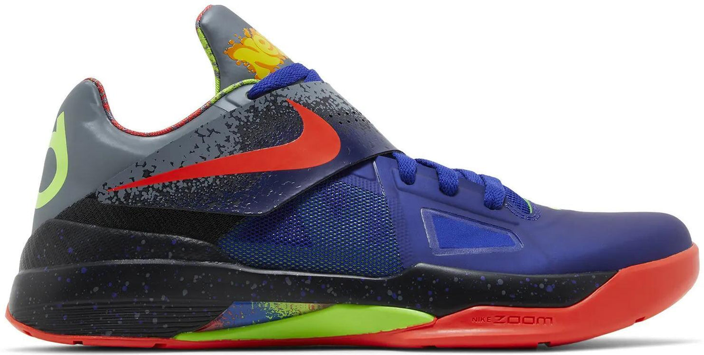 Size 9.5 - Nike Zoom KD 4 2024 Nerf Blue Black Leather (FQ8180-400)