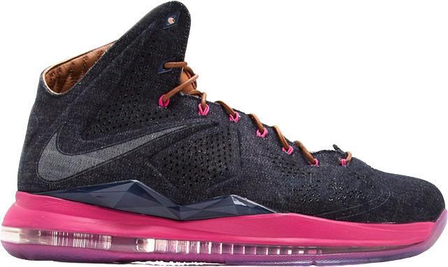 Size 11.5 - Nike LeBron 10 EXT Denim QS Denim (597806-400)